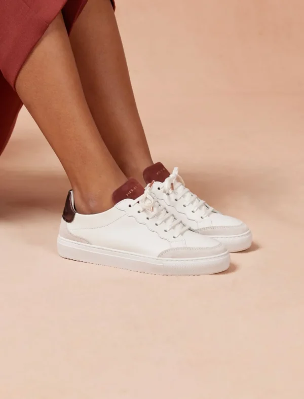 Pied de Biche Sneakers>Alena Blanc & Muscat