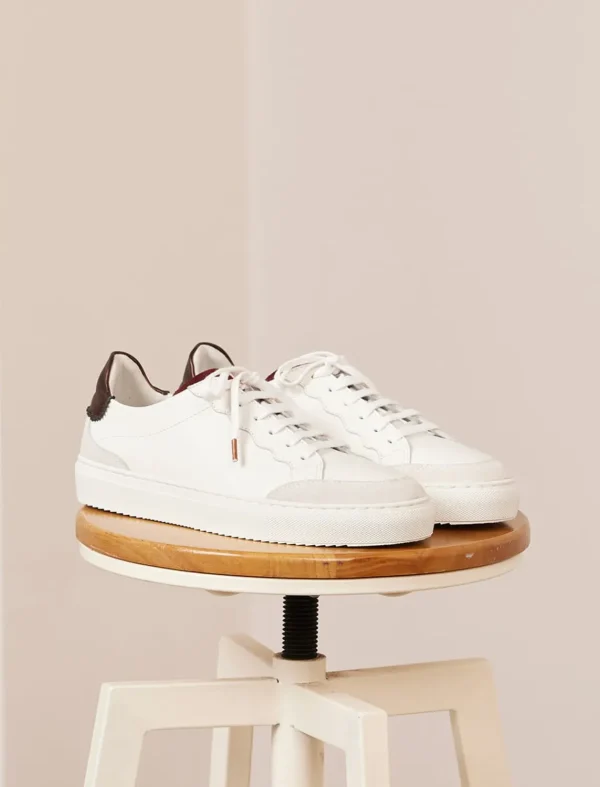 Pied de Biche Sneakers>Alena Blanc & Muscat