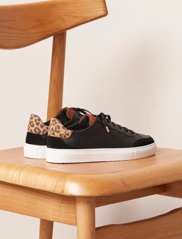 Pied de Biche Sneakers>Alena Noir Leopard