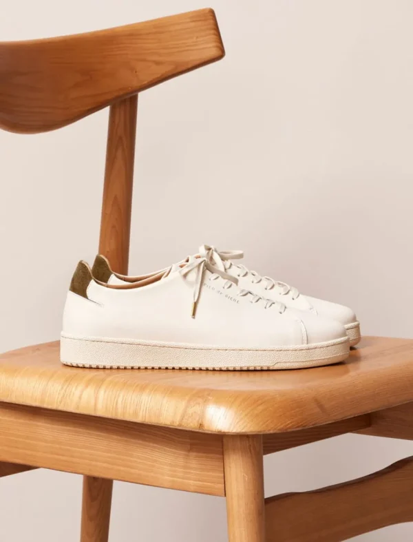 Pied de Biche Sneakers>Arthur Creme & Vert De Gris