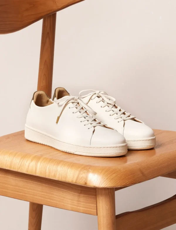 Pied de Biche Sneakers>Arthur Creme & Vert De Gris