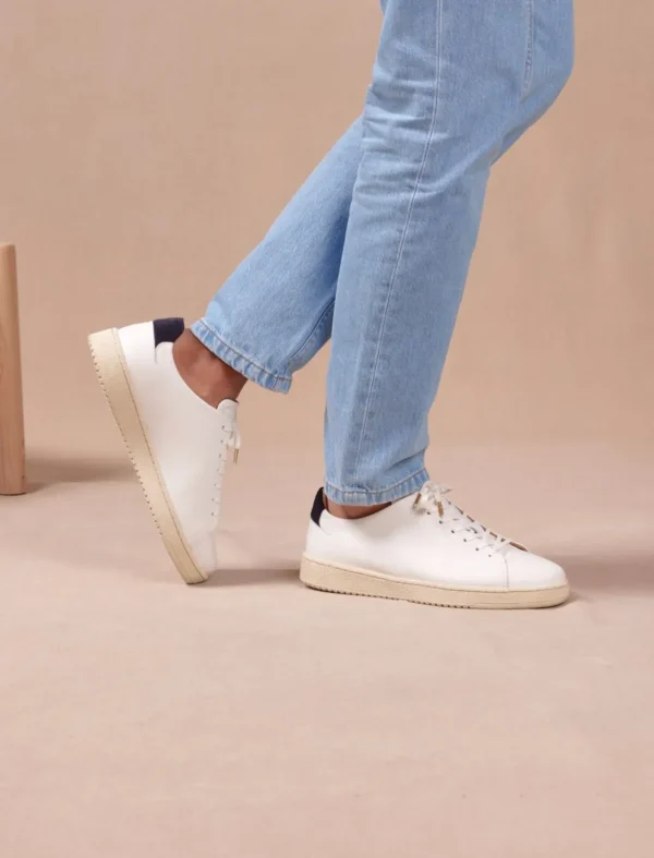 Pied de Biche Sneakers>Arthur Blanc & Navy