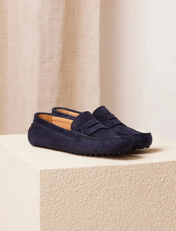 Pied de Biche Mocassins & Derbies>Basile Navy