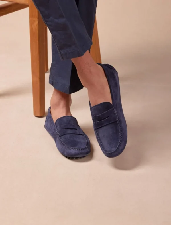 Pied de Biche Mocassins & Derbies>Basile Navy