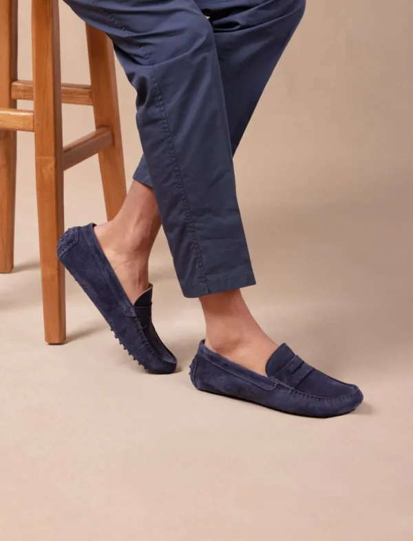 Pied de Biche Mocassins & Derbies>Basile Navy