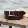 Pied de Biche Ceintures>Ceinture Homme Classique Bourgogne