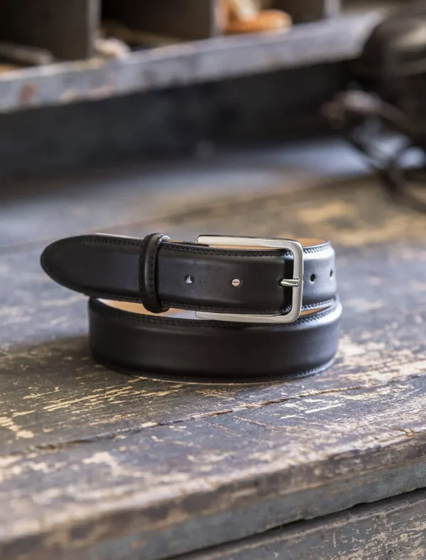 Pied de Biche Ceintures>Ceinture Homme Classique Noir