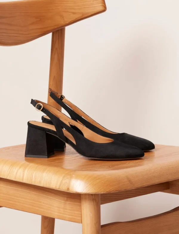 Pied de Biche Sandales>Charlotte Noir Velours