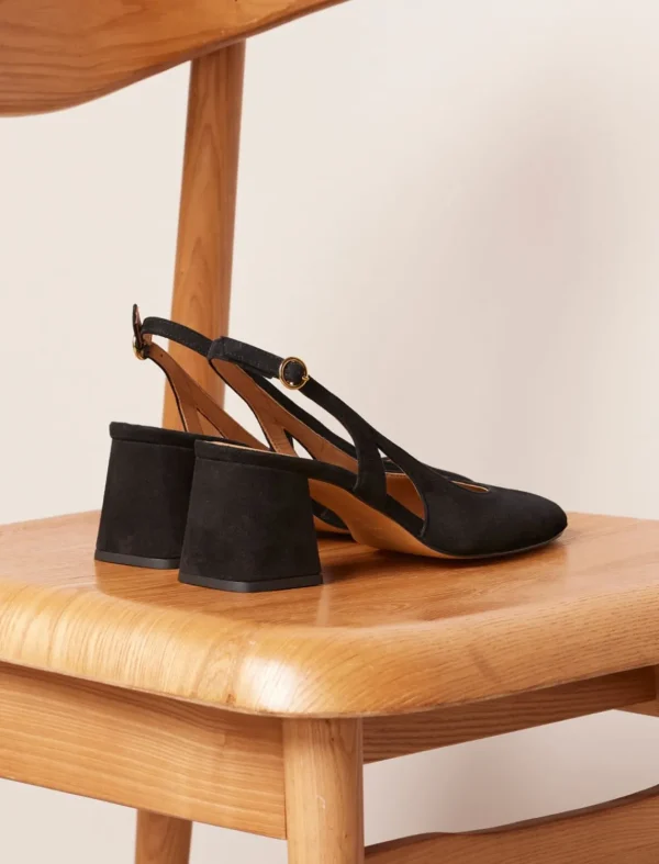 Pied de Biche Sandales>Charlotte Noir Velours