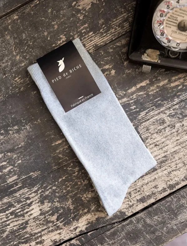 Pied de Biche Chaussettes>Chaussettes Bleu Ciel