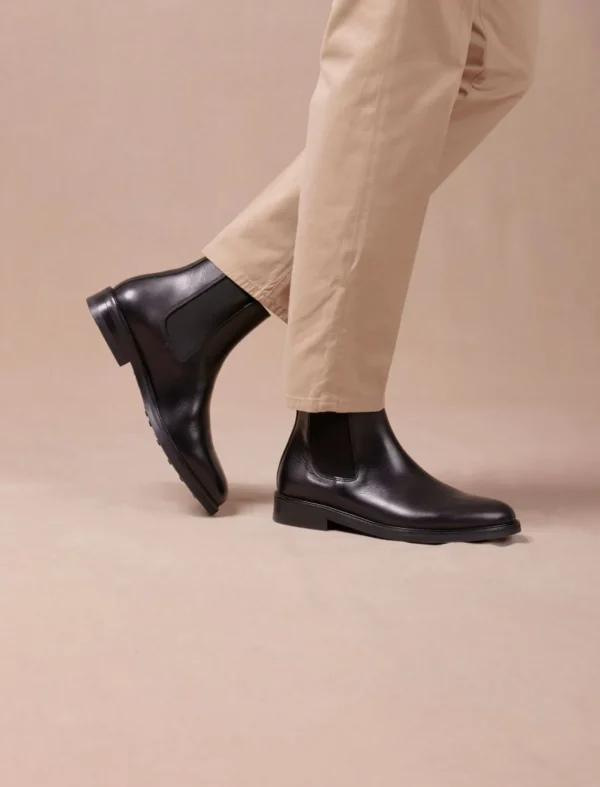 Pied de Biche Boots Et Bottines>Chelsea Boot City Noir