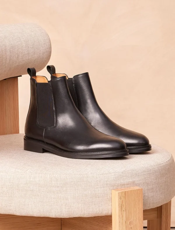 Pied de Biche Boots Et Bottines>Chelsea Boot City Noir