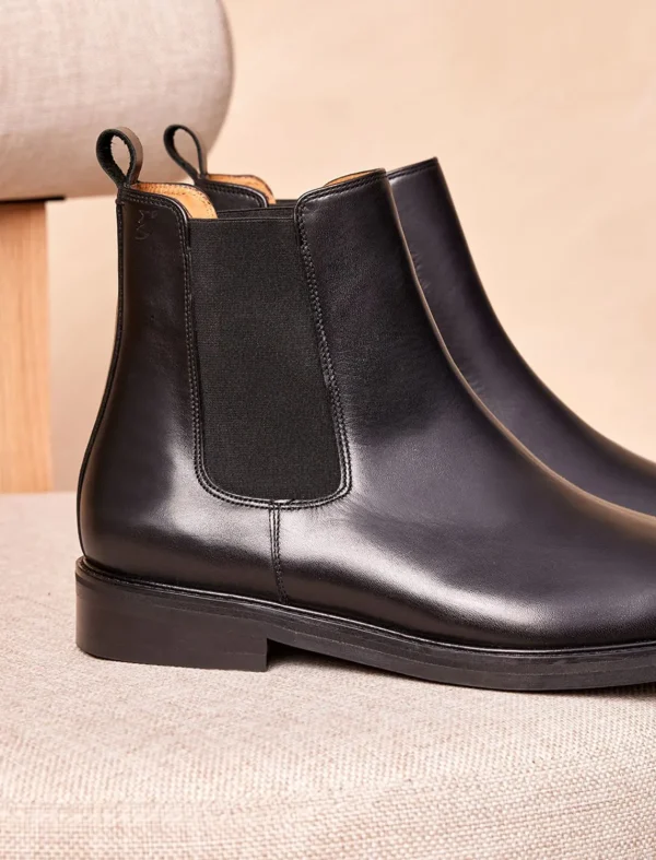 Pied de Biche Boots Et Bottines>Chelsea Boot City Noir