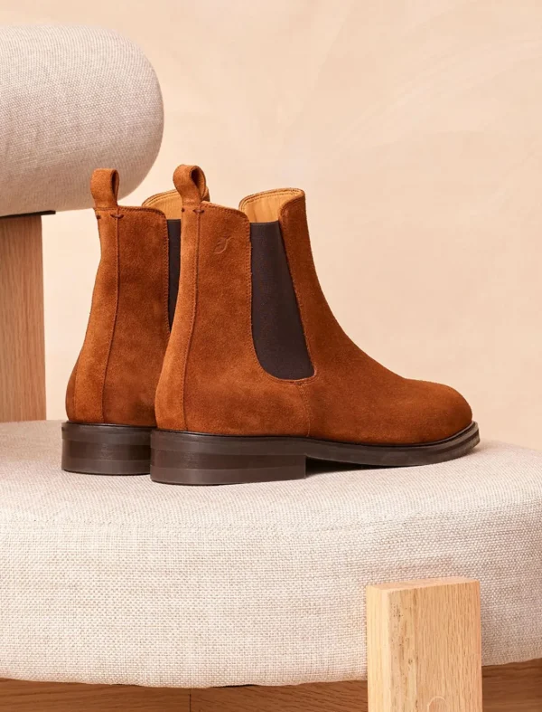 Pied de Biche Boots Et Bottines>Chelsea Boot City Tabac