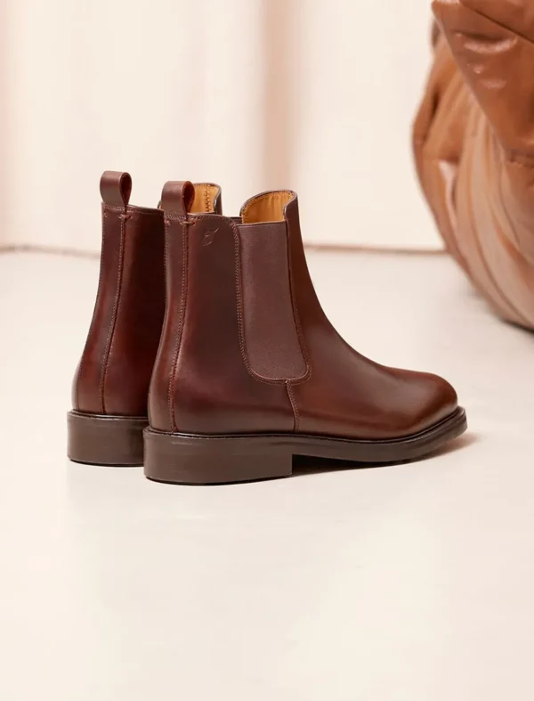 Pied de Biche Boots Et Bottines>Chelsea Boot City Bourgogne