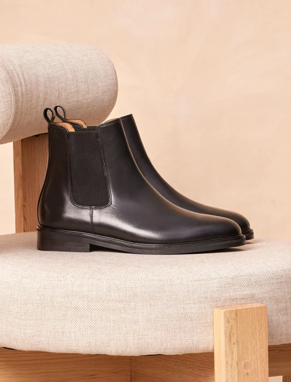 Pied de Biche Boots Et Bottines>Chelsea Boot City Noir