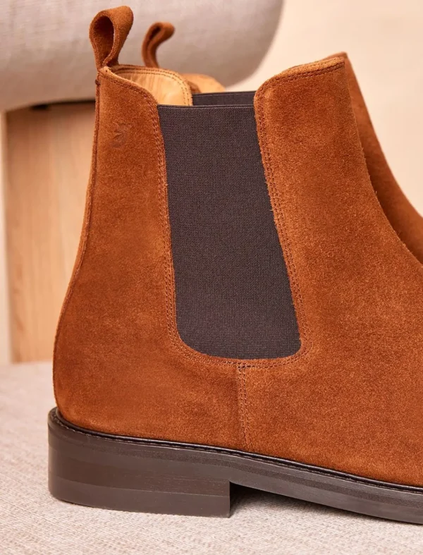 Pied de Biche Boots Et Bottines>Chelsea Boot City Tabac