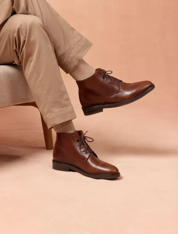 Pied de Biche Boots Et Bottines>Chukka Boots City Bourgogne