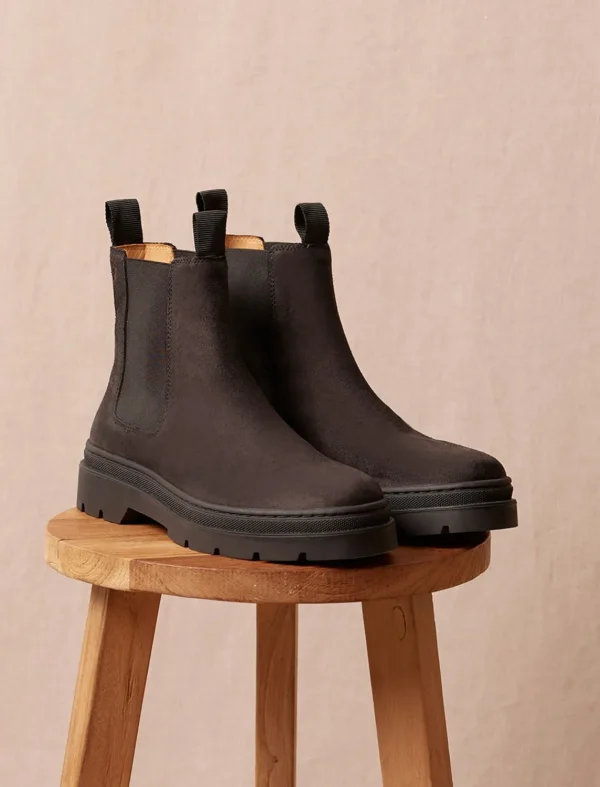 Pied de Biche Boots Et Bottines>Franklin Noir