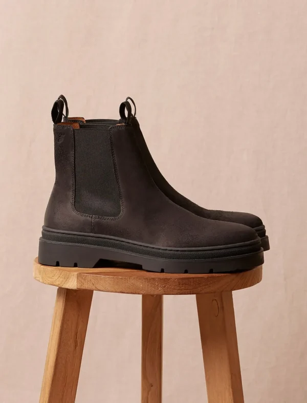 Pied de Biche Boots Et Bottines>Franklin Noir