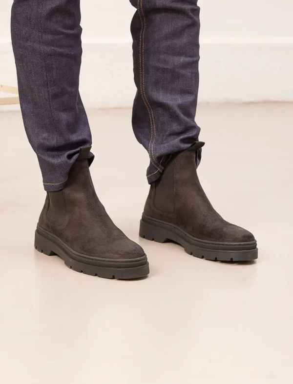 Pied de Biche Boots Et Bottines>Franklin Noir