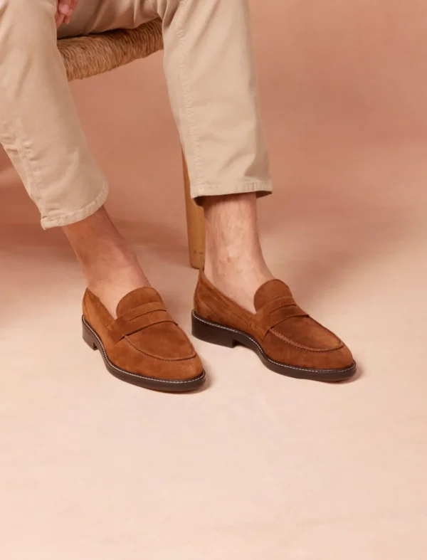 Pied de Biche Mocassins & Derbies>Leonardo Tabac