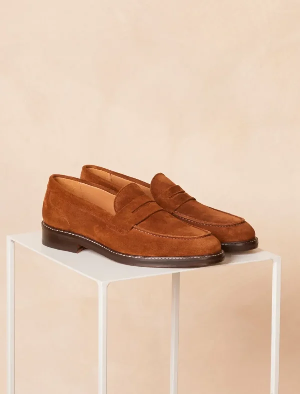 Pied de Biche Mocassins & Derbies>Leonardo Tabac