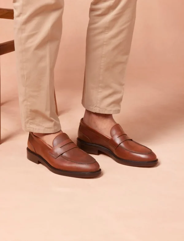 Pied de Biche Mocassins & Derbies>Leonardo Havane