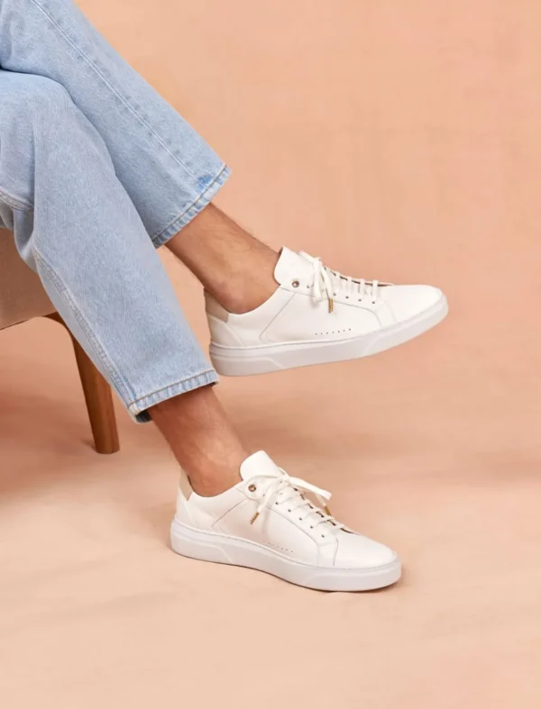 Pied de Biche Sneakers>Lino Blanc & Grege