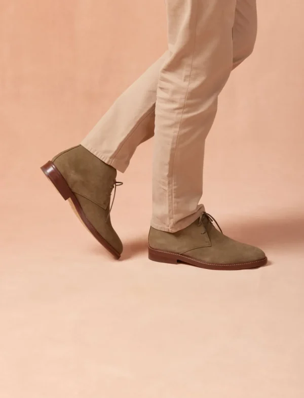 Pied de Biche Boots Et Bottines>Marius Vert De Gris