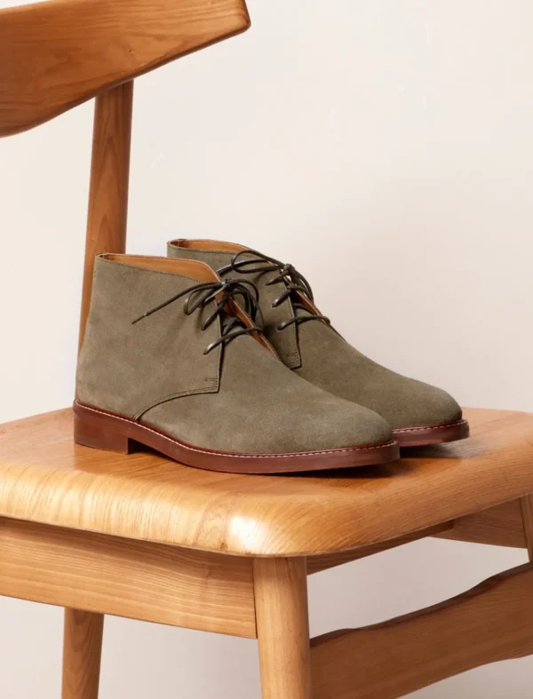 Pied de Biche Boots Et Bottines>Marius Vert De Gris