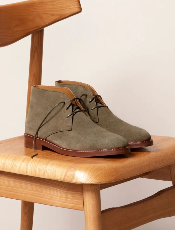 Pied de Biche Boots Et Bottines>Marius Vert De Gris