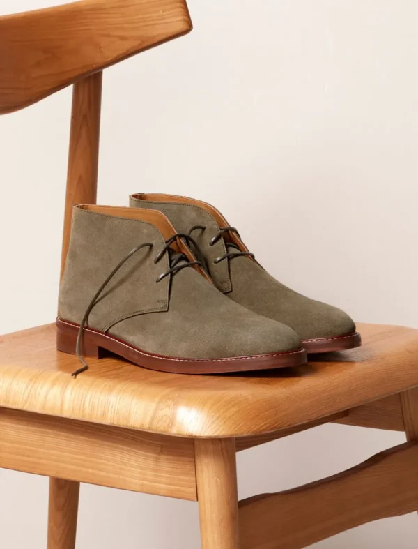 Pied de Biche Boots Et Bottines>Marius Vert De Gris