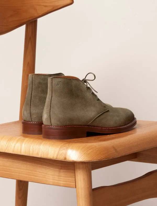 Pied de Biche Boots Et Bottines>Marius Vert De Gris