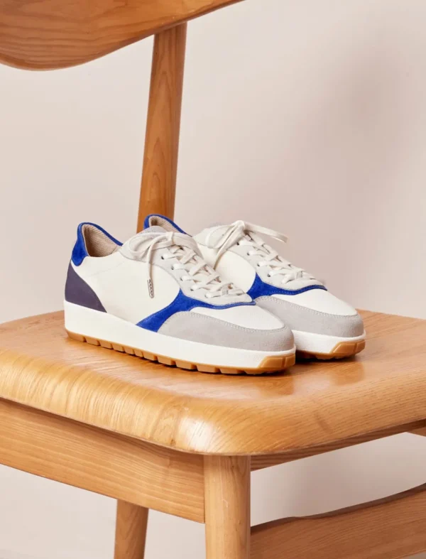 Pied de Biche Sneakers>Matteo Bleu Electrique