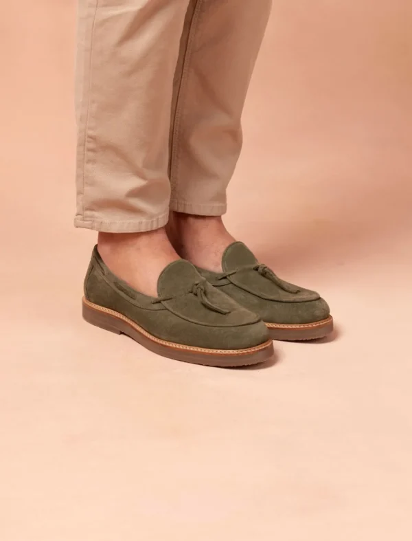 Pied de Biche Mocassins & Derbies>Octave Vert De Gris