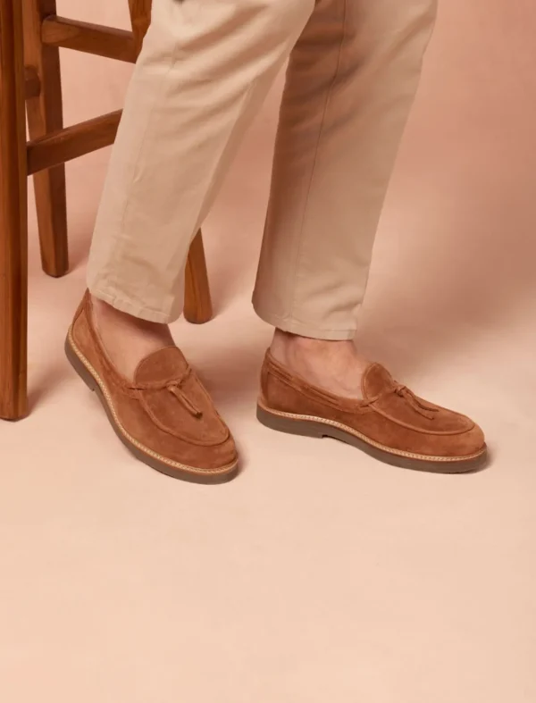 Pied de Biche Mocassins & Derbies>Octave Tabac