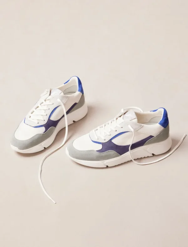 Pied de Biche Sneakers>Tom Bleu Electrique