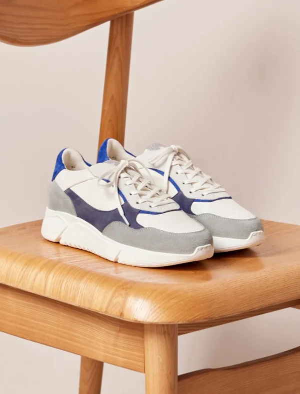 Pied de Biche Sneakers>Tom Bleu Electrique