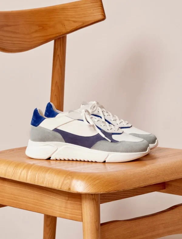 Pied de Biche Sneakers>Tom Bleu Electrique