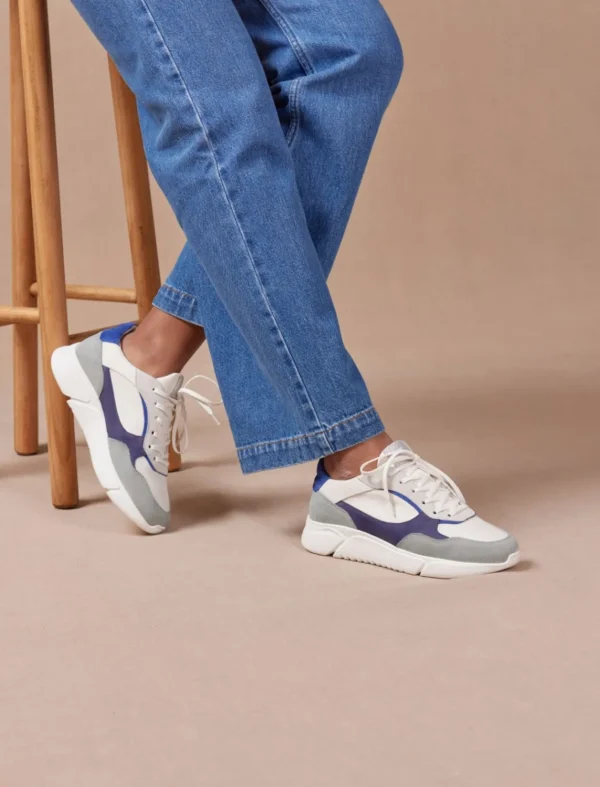 Pied de Biche Sneakers>Tom Bleu Electrique