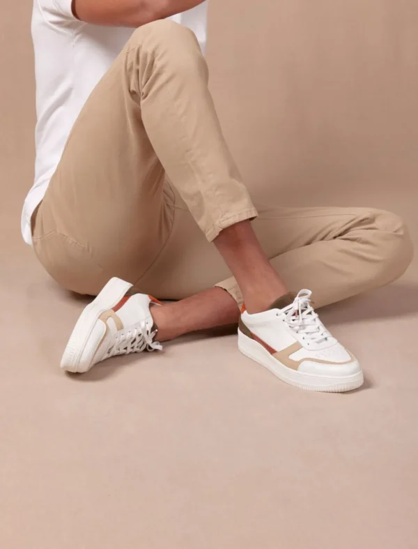 Pied de Biche Sneakers>Vasco Blanc & Kaki