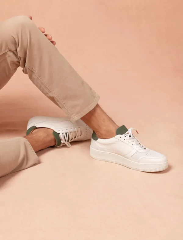 Pied de Biche Sneakers>Vasco Blanc & Cedre